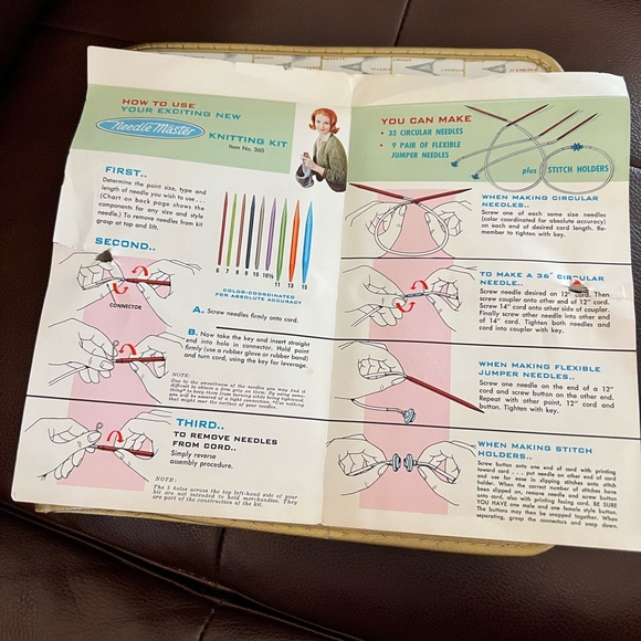 Retro 60’s knitting kit - Picture 4 of 4